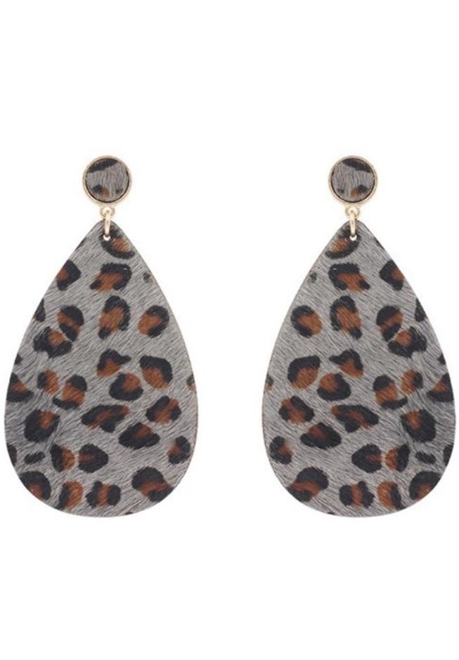 Leopard Earrings - lunapearlboutique