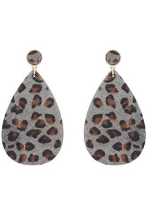 Leopard Earrings - lunapearlboutique